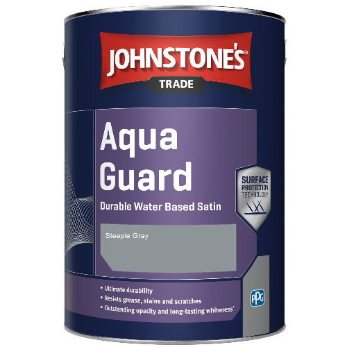 Aqua Guard Durable Water Based Satin - Steeple Gray - 1ltr