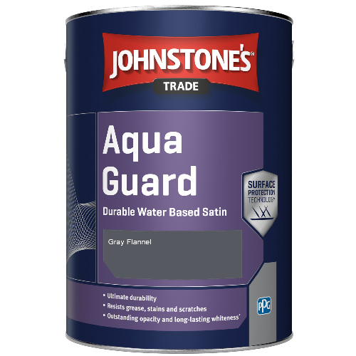 Aqua Guard Durable Water Based Satin - Gray Flannel - 1ltr