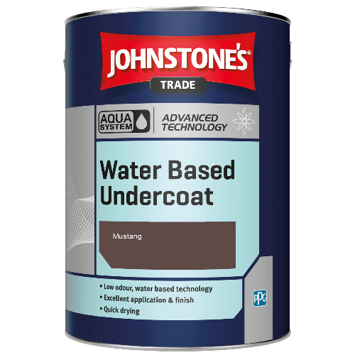 Johnstone's Aqua Water Based Undercoat paint - Mustang - 2.5ltr