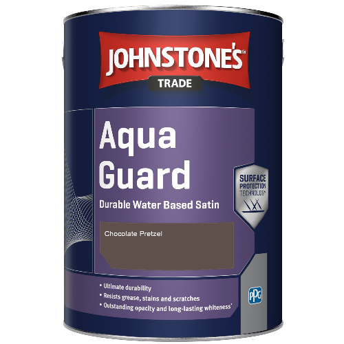 Aqua Guard Durable Water Based Satin - Chocolate Pretzel - 1ltr