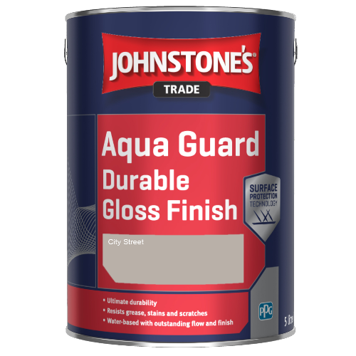 Johnstone's Aqua Guard Durable Gloss Finish - City Street - 2.5ltr