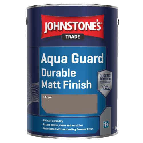Johnstone's Aqua Guard Durable Matt Finish - Flipper - 5ltr