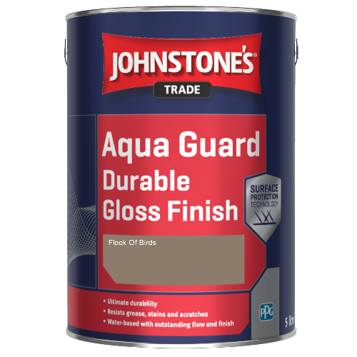 Johnstone's Aqua Guard Durable Gloss Finish - Flock Of Birds - 1ltr