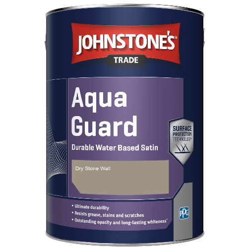 Aqua Guard Durable Water Based Satin - Dry Stone Wall - 1ltr
