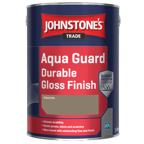 Johnstone's Aqua Guard Durable Gloss Finish - Patches - 1ltr