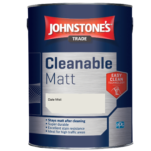 Johnstone's Trade Cleanable Matt emulsion paint - Dale Mist - 2.5ltr