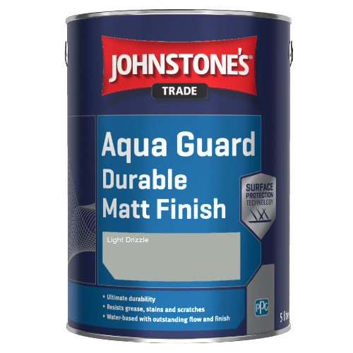 Johnstone's Aqua Guard Durable Matt Finish - Light Drizzle - 1ltr