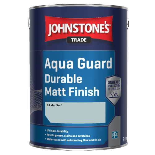 Johnstone's Aqua Guard Durable Matt Finish - Misty Surf - 2.5ltr