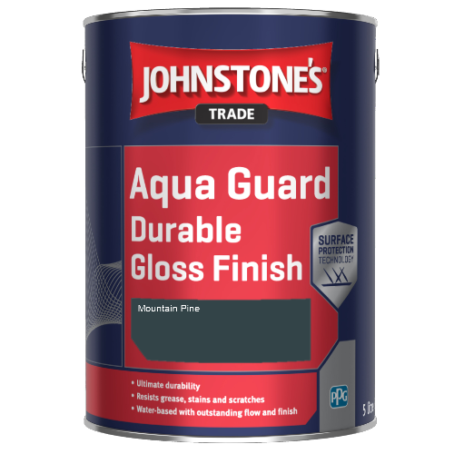 Johnstone's Aqua Guard Durable Gloss Finish - Mountain Pine - 5ltr