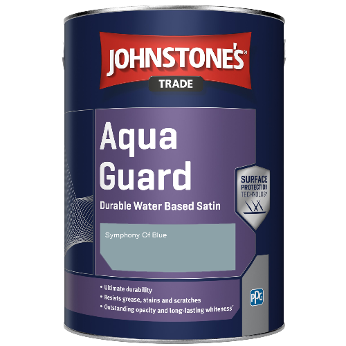 Aqua Guard Durable Water Based Satin - Symphony Of Blue - 1ltr