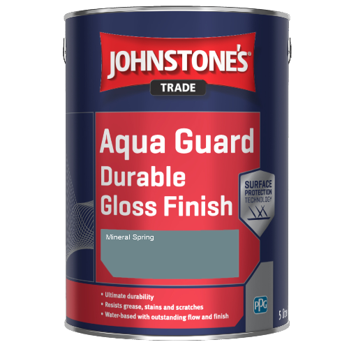 Johnstone's Aqua Guard Durable Gloss Finish - Mineral Spring - 1ltr