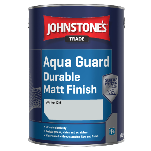 Johnstone's Aqua Guard Durable Matt Finish - Winter Chill - 5ltr