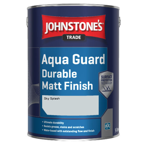Johnstone's Aqua Guard Durable Matt Finish - Sky Splash - 1ltr