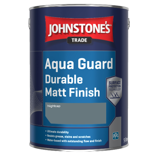 Johnstone's Aqua Guard Durable Matt Finish - Nightcap - 1ltr