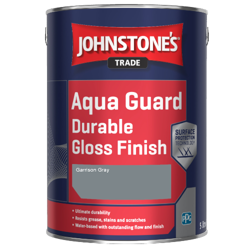 Johnstone's Aqua Guard Durable Gloss Finish - Garrison Gray - 2.5ltr