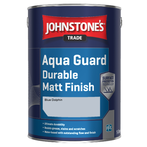 Johnstone's Aqua Guard Durable Matt Finish - Blue Dolphin - 1ltr