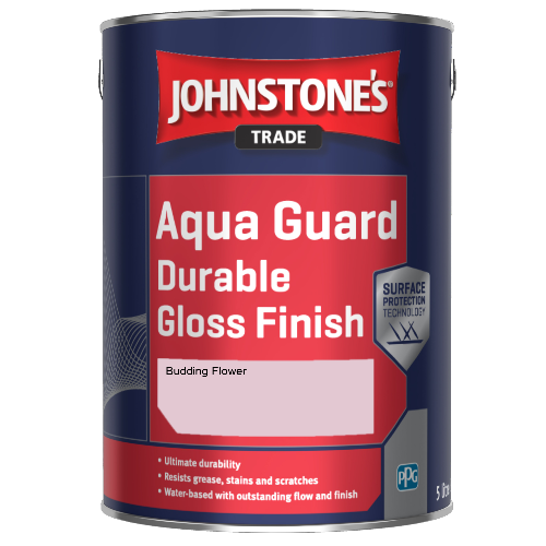 Johnstone's Aqua Guard Durable Gloss Finish - Budding Flower - 1ltr