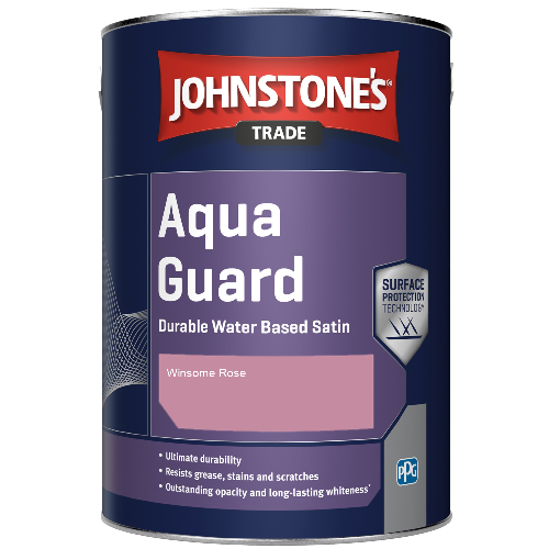 Aqua Guard Durable Water Based Satin - Winsome Rose - 2.5ltr