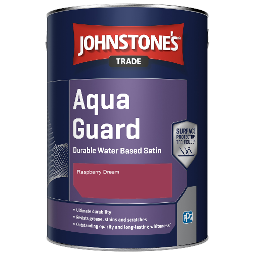Aqua Guard Durable Water Based Satin - Raspberry Dream - 5ltr