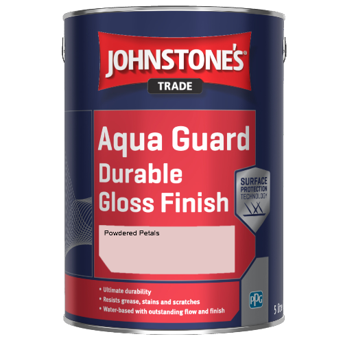 Johnstone's Aqua Guard Durable Gloss Finish - Powdered Petals - 1ltr