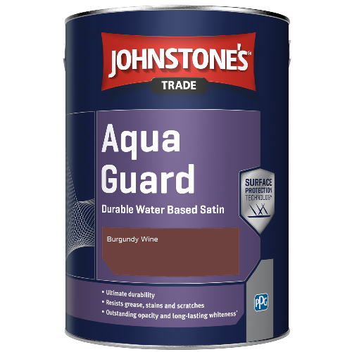 Aqua Guard Durable Water Based Satin - Burgundy Wine - 1ltr