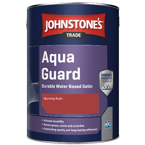 Aqua Guard Durable Water Based Satin - Burning Bush - 5ltr