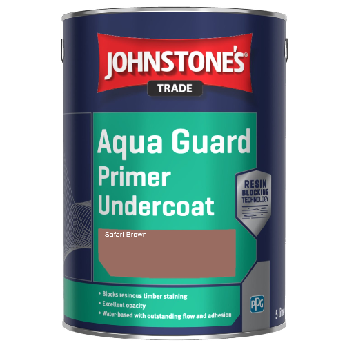 Aqua Guard Primer Undercoat - Safari Brown - 5ltr