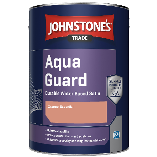 Aqua Guard Durable Water Based Satin - Orange Essential - 1ltr