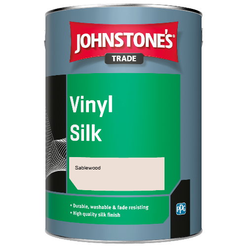 Johnstone's Trade Vinyl Silk emulsion paint - Sablewood - 1ltr