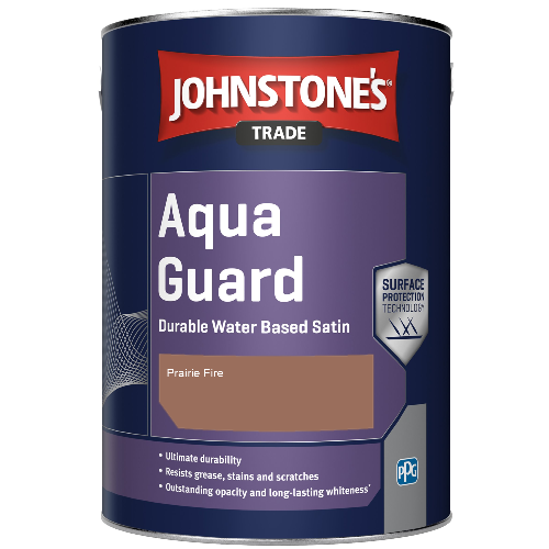 Aqua Guard Durable Water Based Satin - Prairie Fire - 1ltr