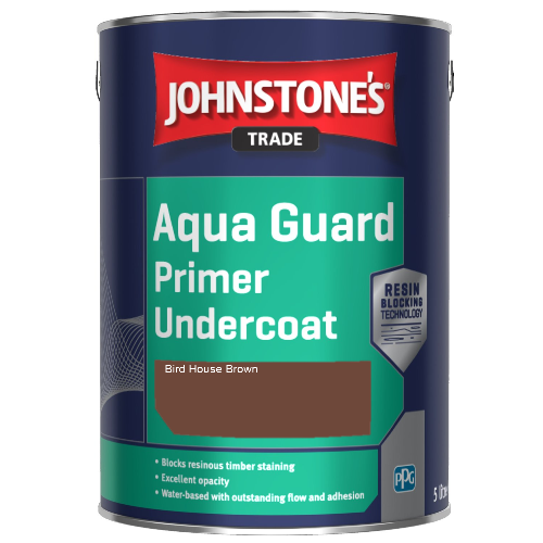 Aqua Guard Primer Undercoat - Bird House Brown - 1ltr