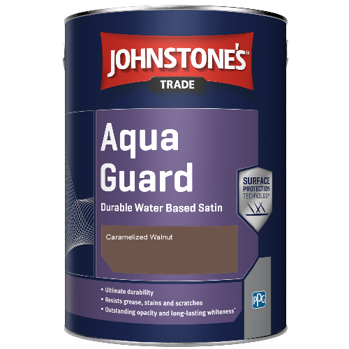 Aqua Guard Durable Water Based Satin - Caramelized Walnut - 1ltr