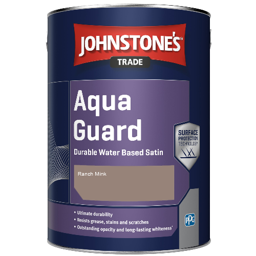 Aqua Guard Durable Water Based Satin - Ranch Mink - 5ltr