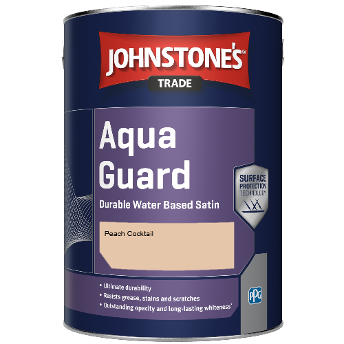 Aqua Guard Durable Water Based Satin - Peach Cocktail - 5ltr