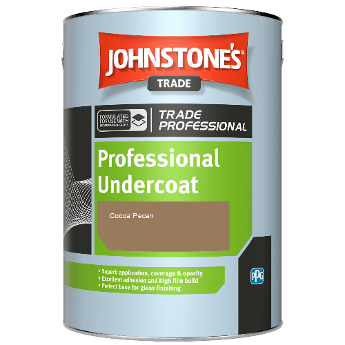 Johnstone's Professional Undercoat spirit based paint - Cocoa Pecan - 1ltr