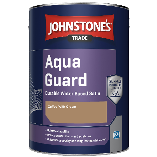 Aqua Guard Durable Water Based Satin - Coffee With Cream - 2.5ltr