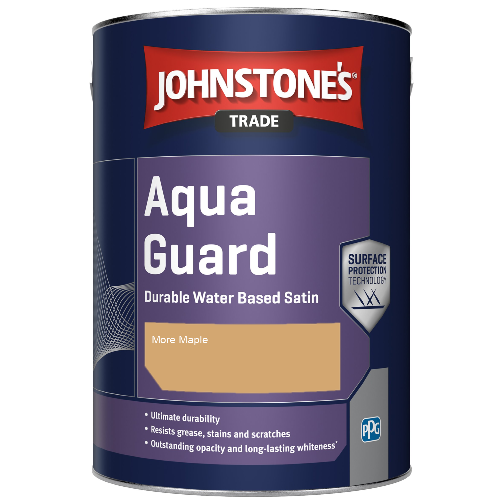 Aqua Guard Durable Water Based Satin - More Maple - 1ltr