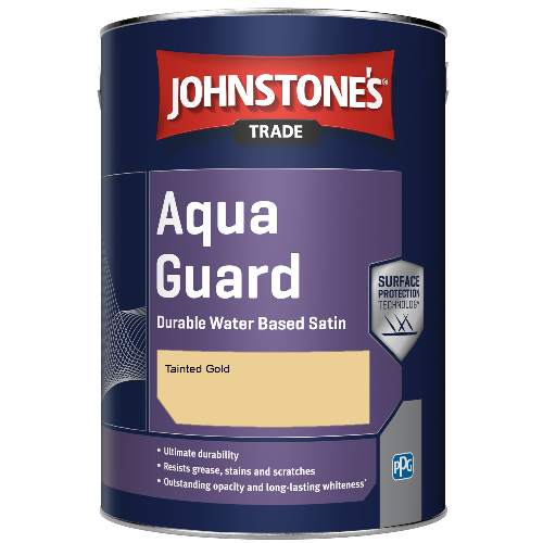 Aqua Guard Durable Water Based Satin - Tainted Gold - 1ltr