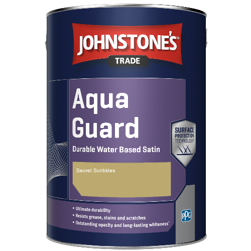 Aqua Guard Durable Water Based Satin - Secret Scribbles - 5ltr