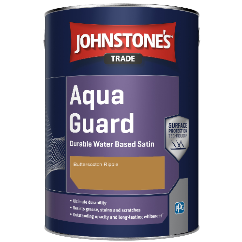 Aqua Guard Durable Water Based Satin - Butterscotch Ripple - 2.5ltr