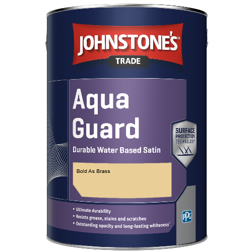 Aqua Guard Durable Water Based Satin - Bold As Brass - 1ltr