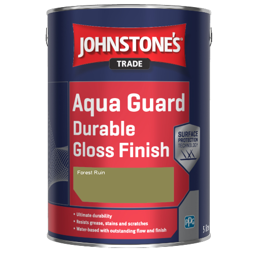 Johnstone's Aqua Guard Durable Gloss Finish - Forest Ruin - 1ltr