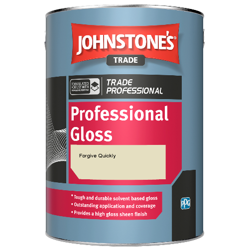 Johnstone's Professional Gloss spirit based paint - Forgive Quickly - 1ltr