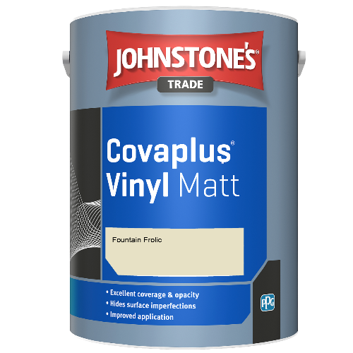 Johnstone's Trade Covaplus Vinyl Matt emulsion paint - Fountain Frolic - 1ltr