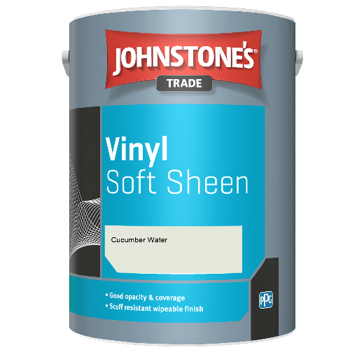 Johnstone's Trade Vinyl Soft Sheen emulsion paint - Cucumber Water - 5ltr