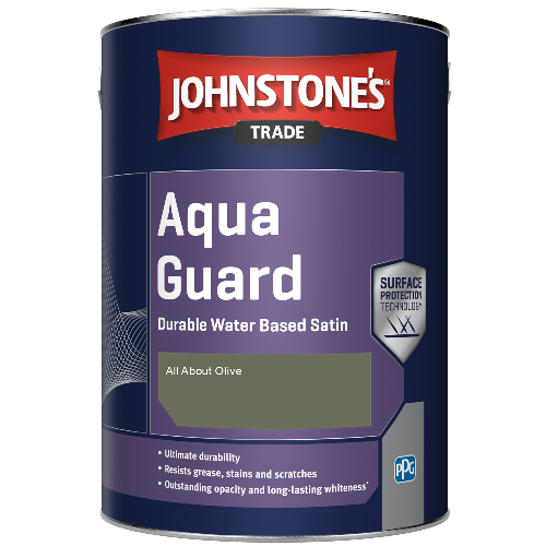 Aqua Guard Durable Water Based Satin - All About Olive - 1ltr