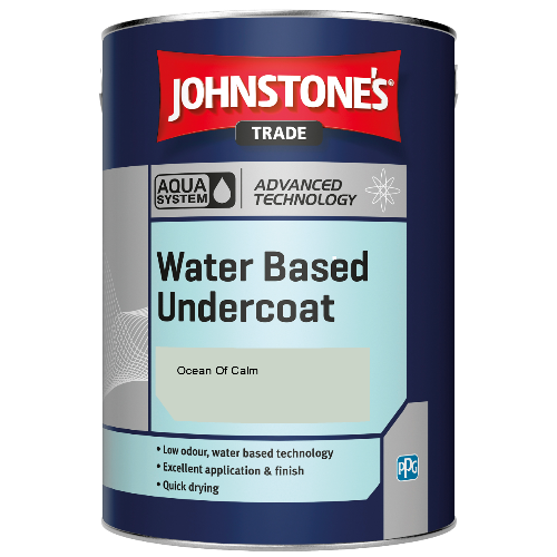 Johnstone's Aqua Water Based Undercoat paint - Ocean Of Calm - 1ltr
