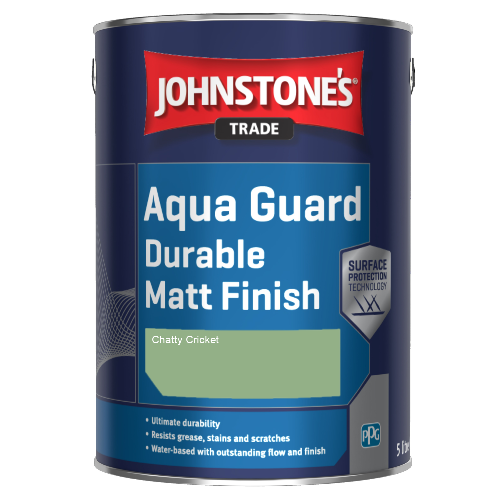 Johnstone's Aqua Guard Durable Matt Finish - Chatty Cricket - 1ltr