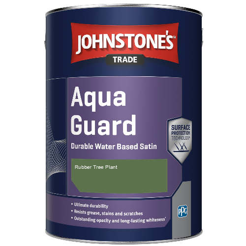 Aqua Guard Durable Water Based Satin - Rubber Tree Plant - 1ltr