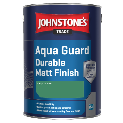 Johnstone's Aqua Guard Durable Matt Finish - Drop of Jade - 1ltr